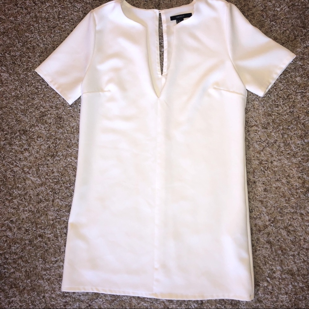 White cocktail dress